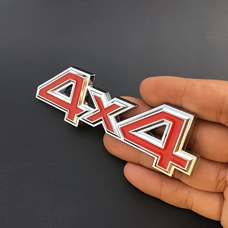 1pc/3D Metal 4x4 Car Tools, Car Decoration Sticker, Car Decorative Sticker, Vehicle Decoration, Cool Car Decoration, Car Badge, Automotive Accessories, Automotive Decals, Durable Design, Easy Installation, Car Stickers, Stickers For Cars