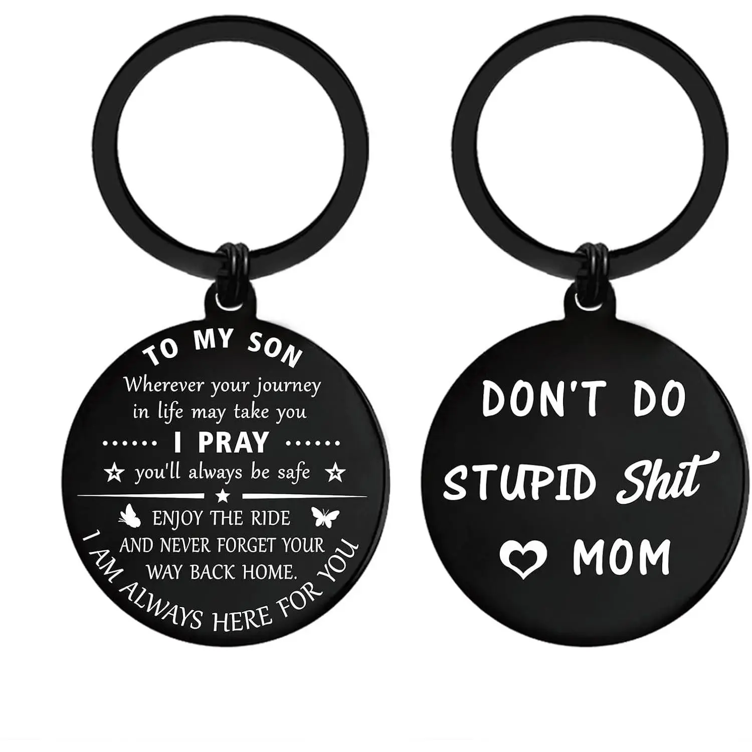 Christmas Keychain Gift for Son, Teen Boys Stocking Stuffers 2026, Men's Birthday Father's Day Valentine's PresentGift