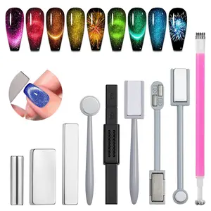 9Pcs For Nail Magnet Set, Cat Eye Magnet Set - Highly Suitable for Nail Art And for Nail Art Supplies
