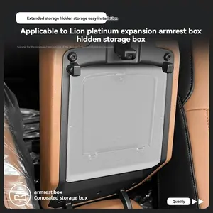 Hidden Center Console Storage Box, Compatible with Kia Sportage Nq5, Armrest Tray Organizer, Car Interior Accessory