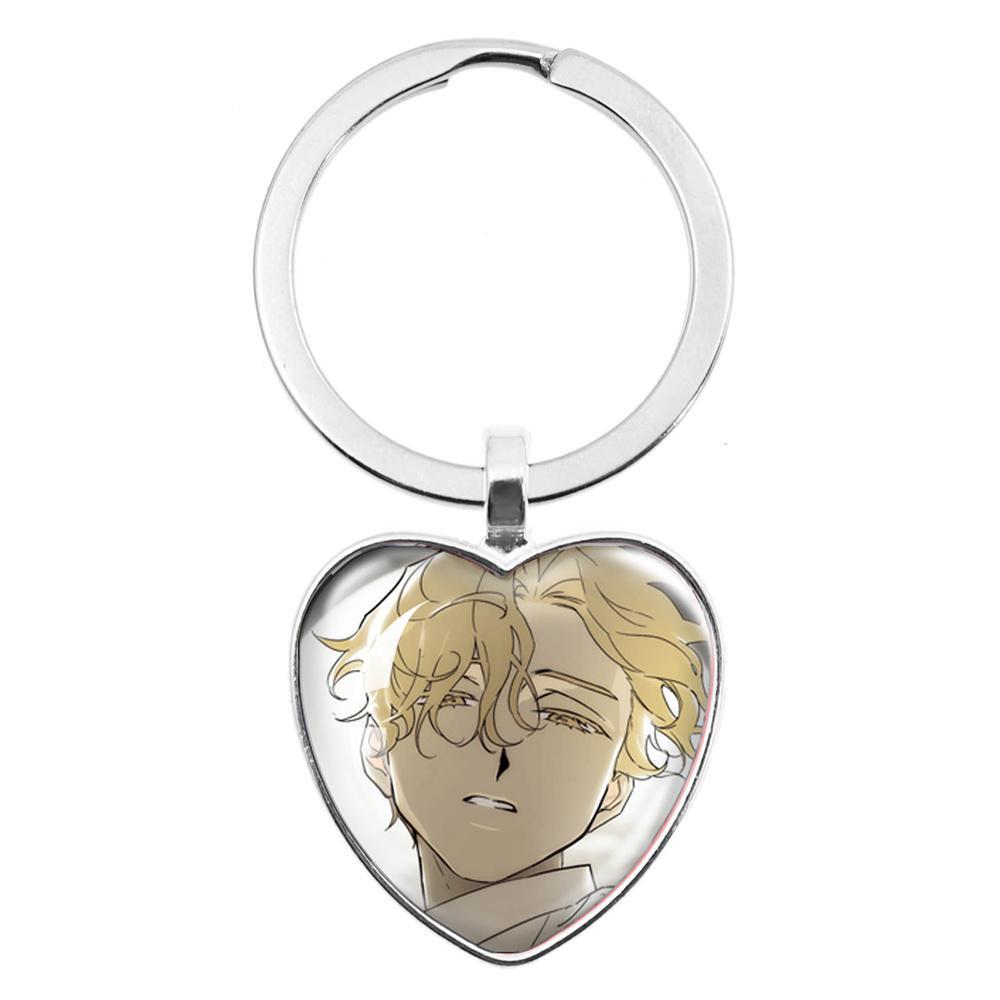 ALIEN STAGE Mizi Sua Till Ivan Hyuna Luka Glass Pendant Keychain Jewelry Accessories Souvenir Key Ring Fans Gift Necklace