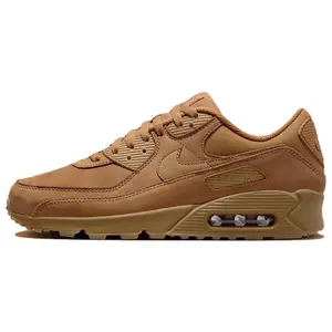 Nike Air Max 90 Comfortable Fashionable Low-Top Casual Sneakers for Men and Women in Brown Verifiable, with credentials and supporting global authentication