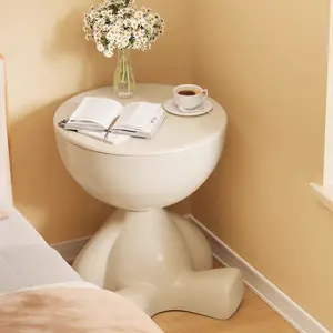 Creative Bedside Cabinet, Home Sofa Side Table, Moveable Tea Table for Bedroom Balcony, Mini Bear Table, Living Room Sofa Side Table