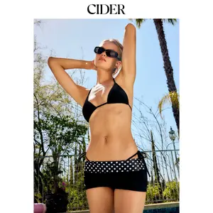Cider Polka Dot Low Rise Swim Bottom