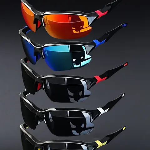 5-Pack Stylish Half-Frame Glasses for Men & Women, Perfect for Photography, Photo Ready Sunglasses, Parties, Music Festivals & Concerts, Trendy Fashion Casual Sunglasses