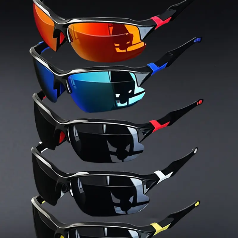 5-Pack Stylish Half-Frame Glasses for Men & Women, Perfect for Photography, Photo Ready Sunglasses, Parties, Music Festivals & Concerts, Trendy Fashion Casual Sunglasses