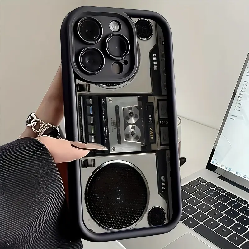Vintage Boombox Cassette Phone Case by CasePop