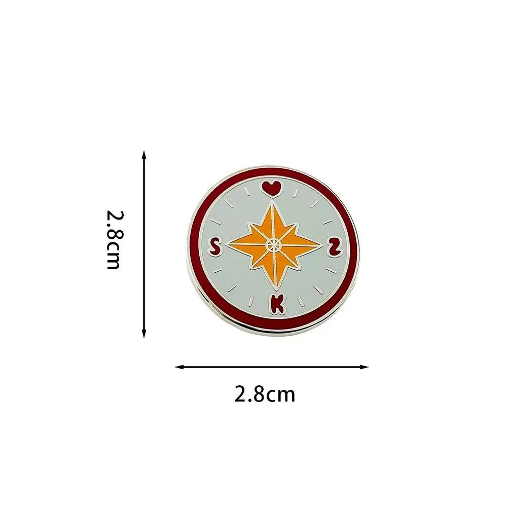 SKZ-Compass Enamel Pin K-pop Badge Korean Band Peripheral Music Jewelry Fans Gift Collect Souvenirs Novelty Decorative
