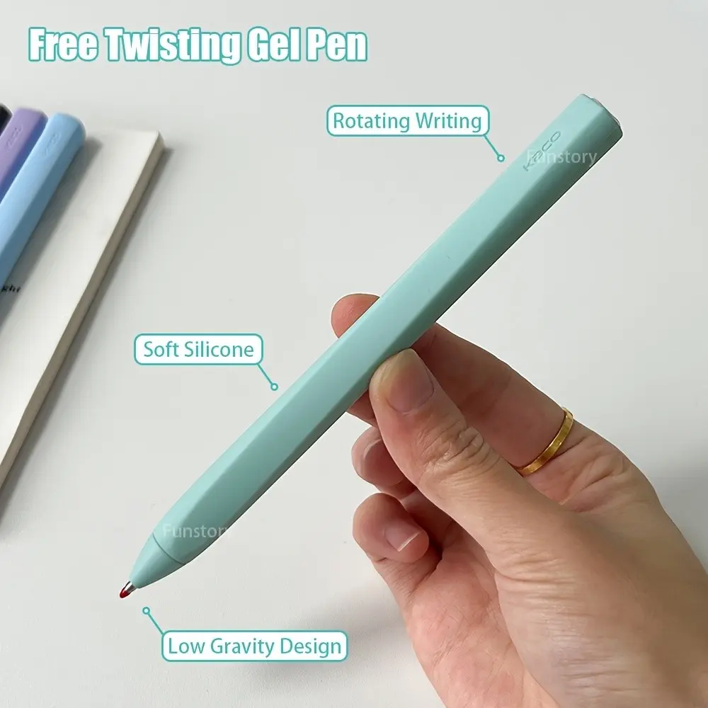 Creative Rotating Multicolor Neutral Pen, 0.5mm Quick-Dry Ballpoint, Low Center of Gravity, Smooth Writing Pen, Office & School Supplies, Holiday Gifts