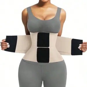 Belt Waist Cincher Ab Belt Tummy Control Body Shaper With Triple Wrap Women Comfortable Fabrics Adjustable Lady Festival Lady  Comfort Fabrics Womenswear Springtok Tummy Control Compression Shapewear SpringStatements