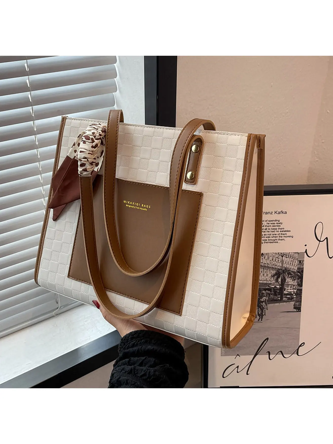 2026 New Large Tote Bag for Women  Viral Trendy Work Commuter Purse, High-Capacity Single Shoulder Bag, Casual Shoulder Bag