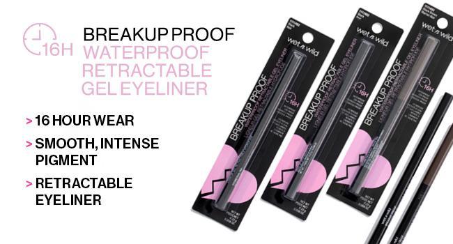 Mega Last Breakup Proof Retractable Eyeliner - Waterproof 16-Hour Long-Lasting Wear, Cruelty-Free & Vegan - Dark Brown