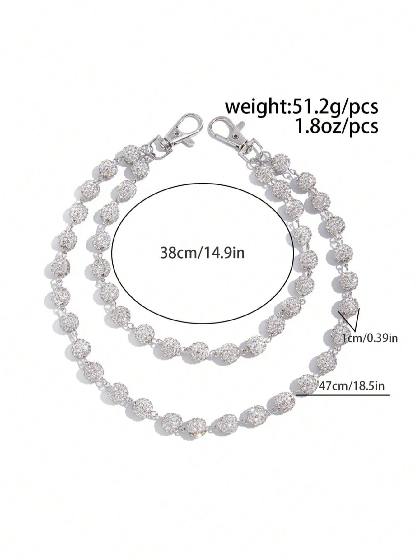 Stylish Multi-Layer Rhinestone Chain Waist Chain for Men, Unique Body Chain Accessory, Ideal for Pant Decoration