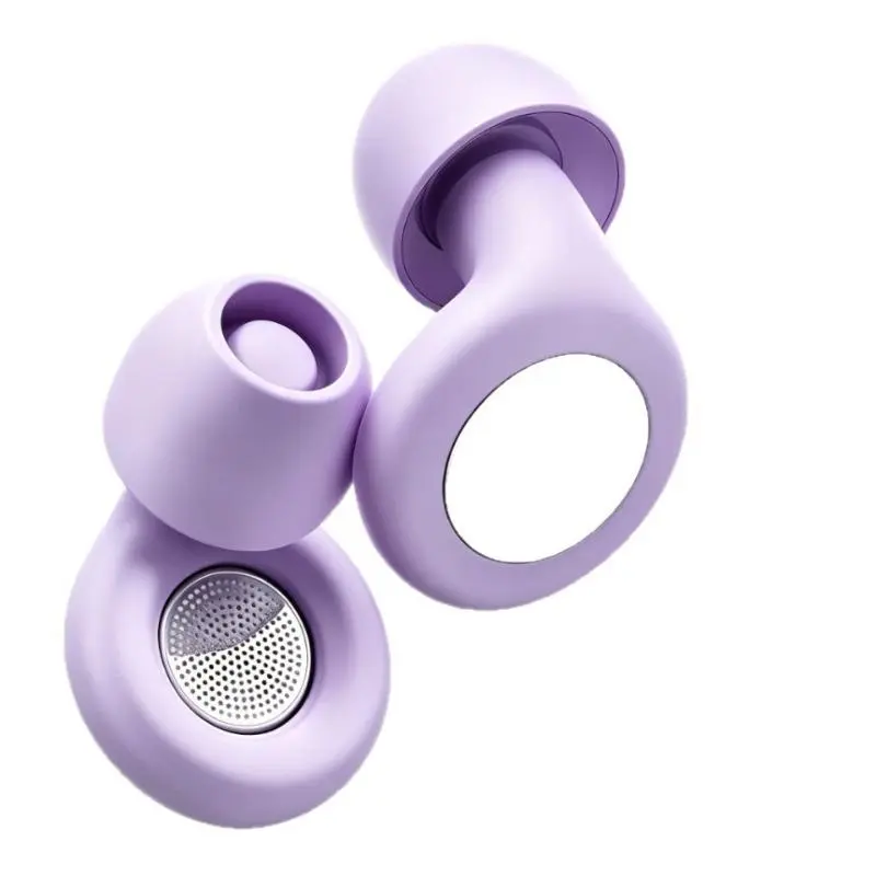 1. Sleep Noise Reduction Earplugs Soft Reusable Silicone Ear Plugs, Comfort Fit for Side Sleepers, Hearing Protection for Work Travel Concerts, Equipped With Practical Portable Lanyard