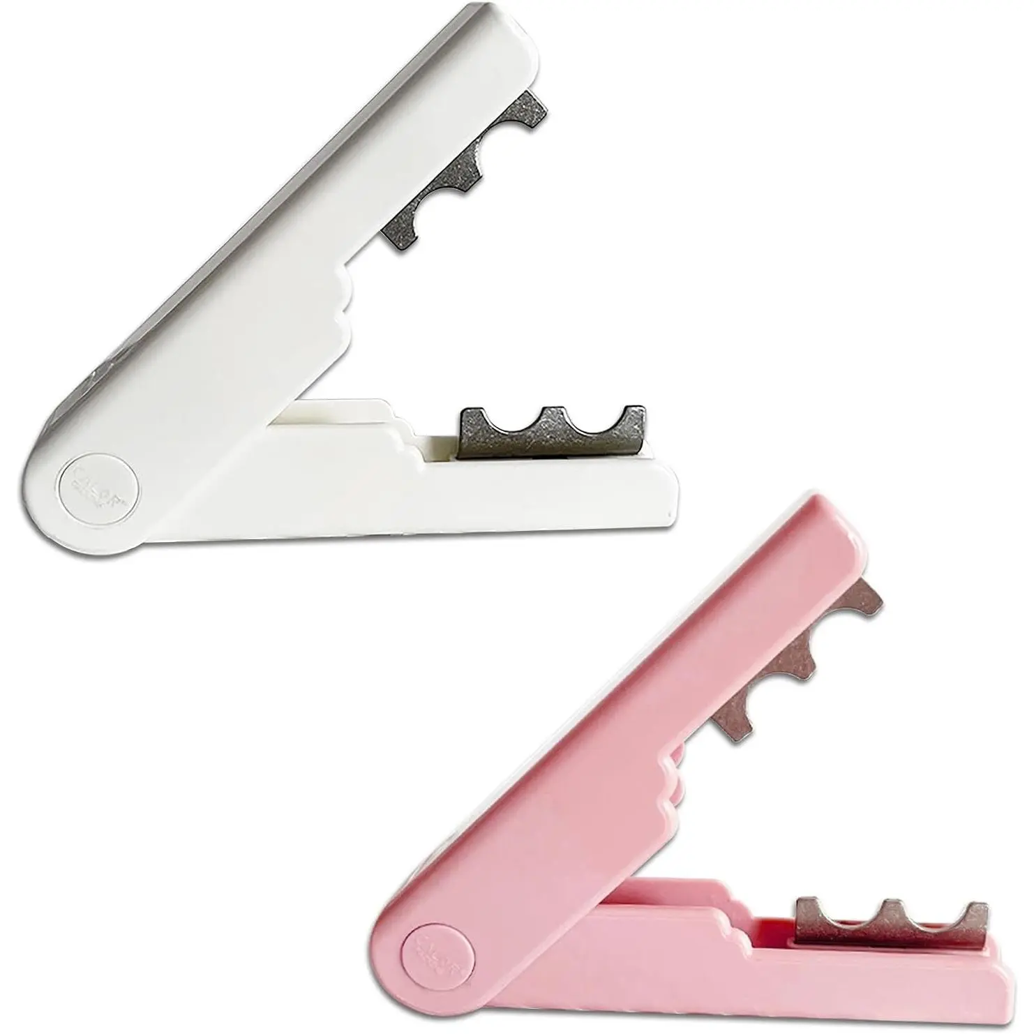 2 Pcs Rose Thorn Stripper Tool - Efficient Thorn Remover for Roses, Leaf Thorn Stripper, Flower Stem Cutter - Easy Rose Dethorner & Thorn Stripper Tool (Pink，White)