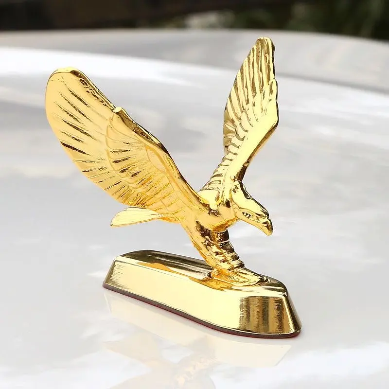 Car metal 3D eagle emblem for hood, personalized decoration for engine cover, modified car sticker