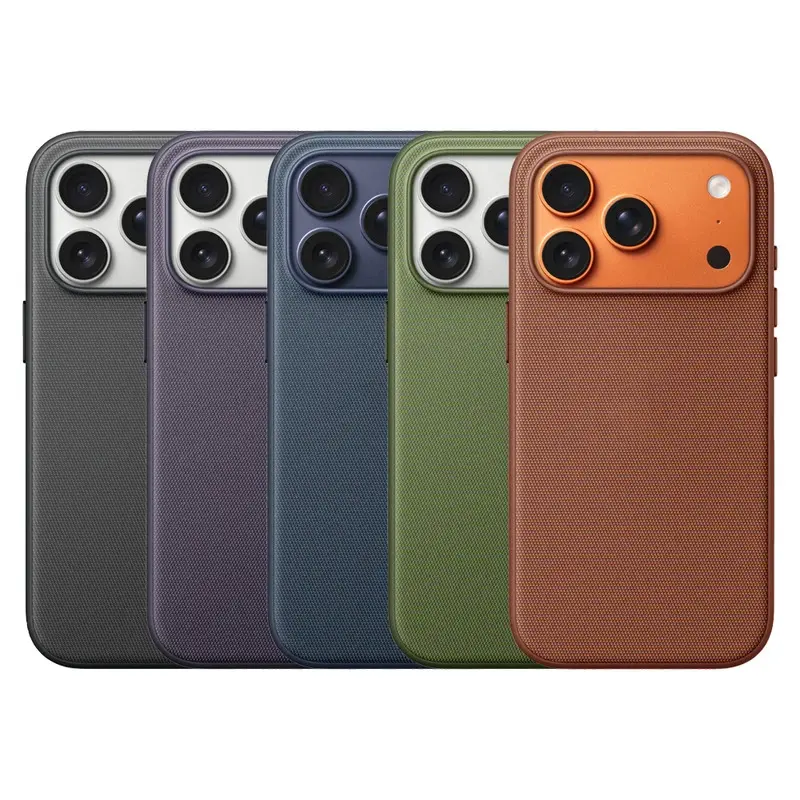 Multi-Model Magnetic TechWoven PC+TPU Cover for iPhone 13/14/15/16/17 Pro Max - MagSafe Compatible, Wireless Charging Support, Shockproof Full Coverage Mobile Phone Accessory, Accessories, Polycarbonate
