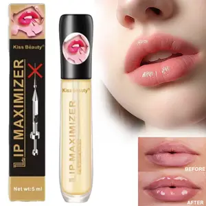 2pc Lip Plumping Oil, Achieve Fuller Lips, Long-Lasting Moisture, Glossy Finish, Lip Balm for Enhanced Lip Volume, Single Item Pack