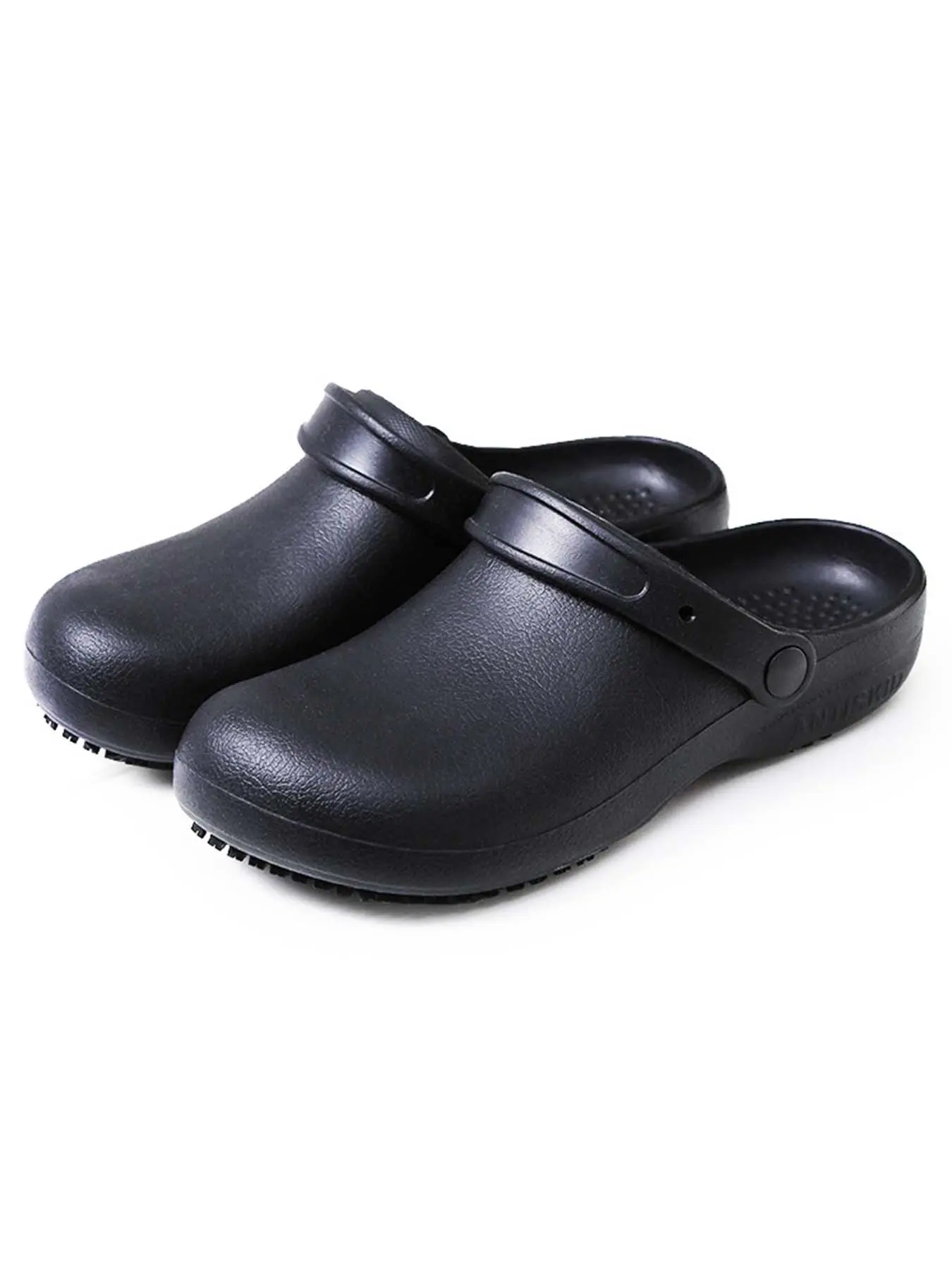 Non-Slip Work Shoes, Toe Protector, Anti Slip Lightweight, Comfortable All-Day Wear, Ideal for Healthcare, Hospitality, Food Service, Easy to Clean