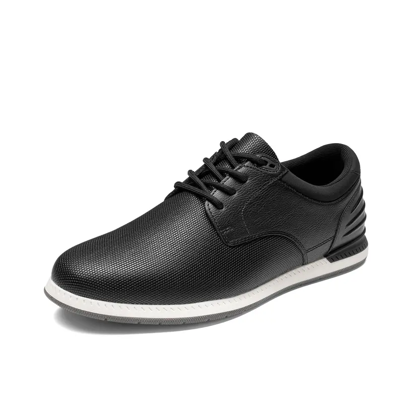 BRUNO MARC Men's Oxford Shoes - Lace-Up, Lightweight Closed Round Toe Formal Derby Sneakers 2.0, Business Casual, Office Footwear, Laces Men's Oxfords, Back to School Pick, Business Casual Shoes