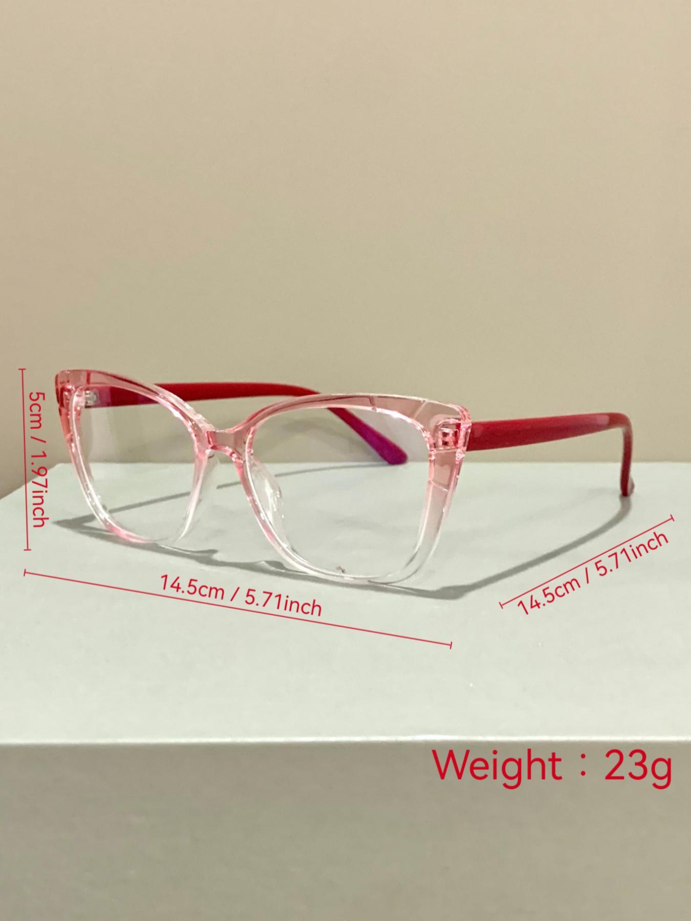 Cat Eye Glasses Fashion Trendy Simple Flat Glasses for Women Men, Casual Style PC Lens, All Seasons Wear, Unisex Eyewear, Lightweight Durable Glasses Cat Eye Glasses Fashion Trendy Simple Flat Glasses for Women Men, Casual Style PC Lens, All Seasons Wear, Unisex Eyewear, Lightweight Durable Glasses