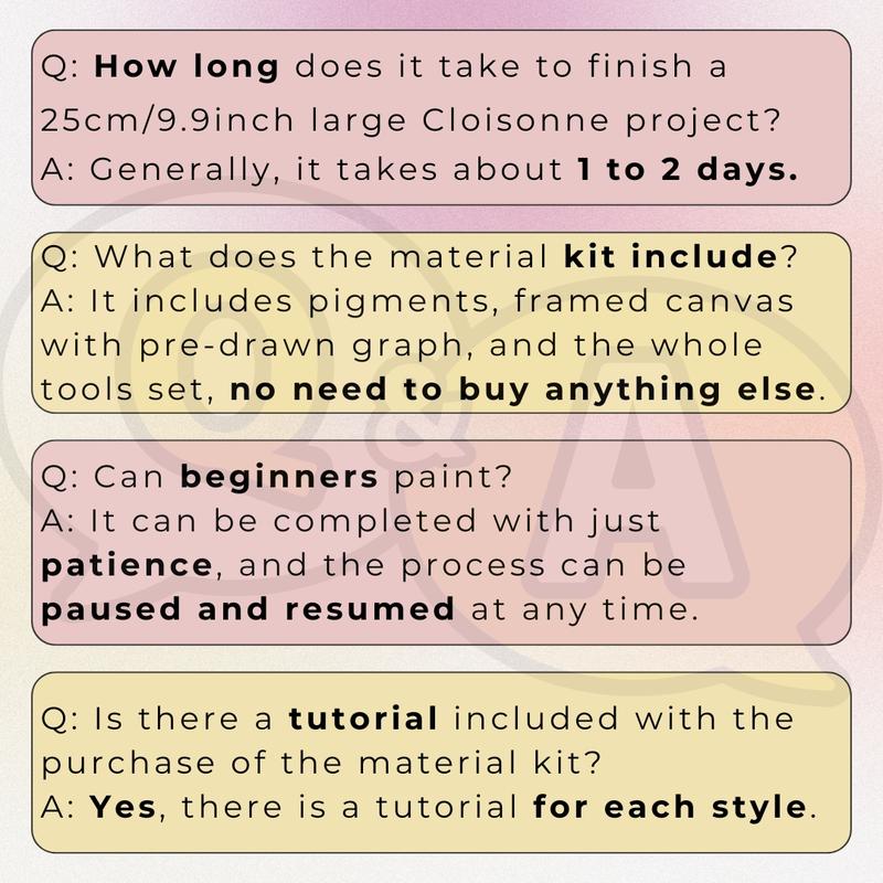 Cloisonne Filigree Enamel Paint by Numbers Kit - All in One Kit with Tools - DIY Craft Supplies, Starter Set for Adults and Beginners - Best Cloisonne Making Kit with Easy Instructions and Essential Tools - Perfect Hobby Cloisonne Filigree Enamel Paint by Numbers Kit - All in One Kit with Tools - DIY Craft Supplies, Starter Set for Adults and Beginners - Best Cloisonne Making Kit with Easy Instructions and Essential Tools - Perfect Hobby