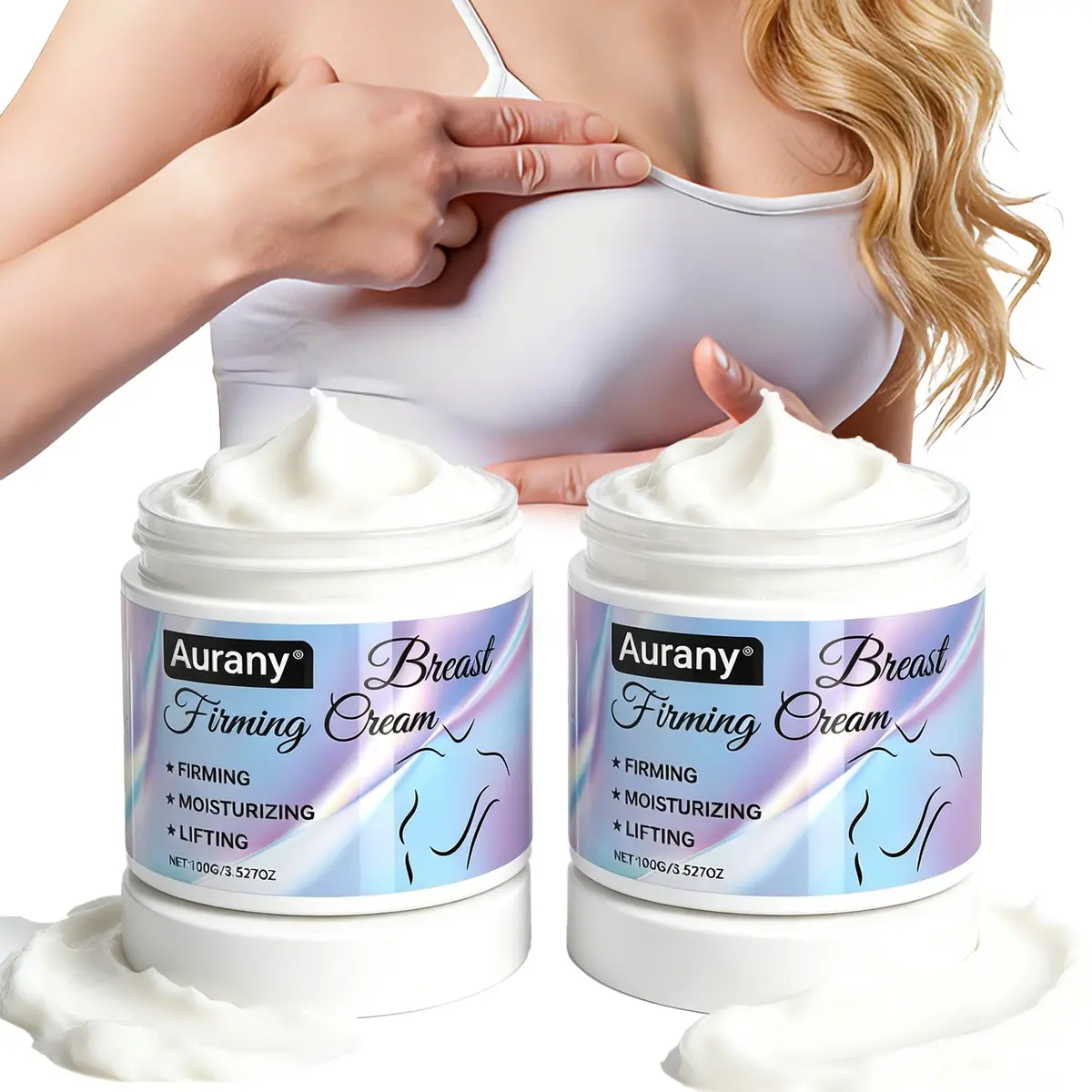 2Pcs-Breast Firming Cream, Breast Enhancer, Moisturizer, Premium Quality Cream, Halloween, Thanksgiving, Christmas Holiday Gifts, Firming Women'S Body Skincare Cream, Lifting Firming Skincare Products, Breast Massage Moisturizing Cream