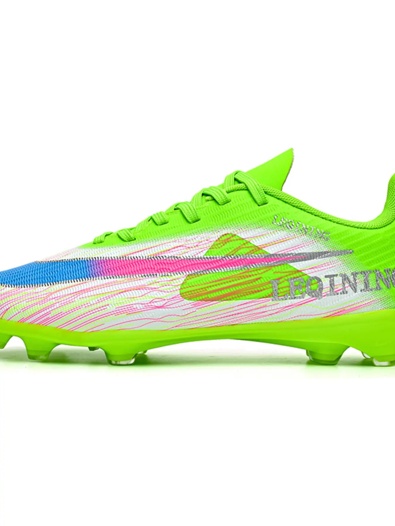 Unisex Low Top Football Cleats, Football Boots, Lightweight Professional Sports Shoes, Training Soccer Boots, Ideal for Grass Training & Outdoor Play, Suitable for Teens