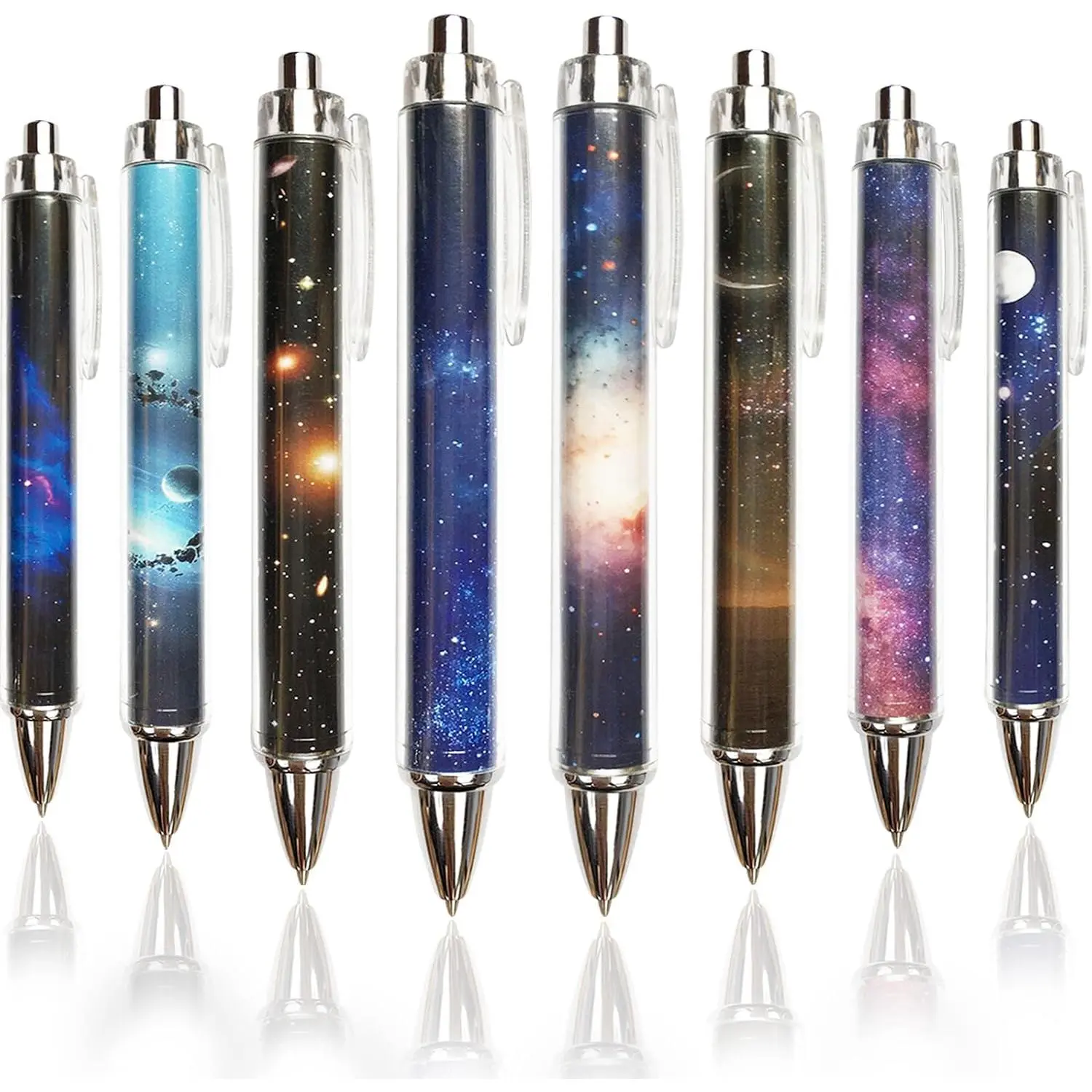 Galaxy Gel Ink Space Pens Cool Birthday Gifts Space Party Favors | Cute Pens Set, Aesthetic School Supplies Stationary, Ideal Desk Decor,  for  Office Daily Writing Planning