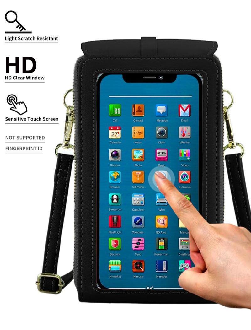 2026 Trendy & Minimalist: Elegant Women's Touchscreen Crossbody Phone Wallet — Multi-Card Slots & Coin Pocket Design | Adjustable Strap, Water-Resistant | A Must-Have for Shopping & Travel — Multiple Colors Available (Mother's Day Special)