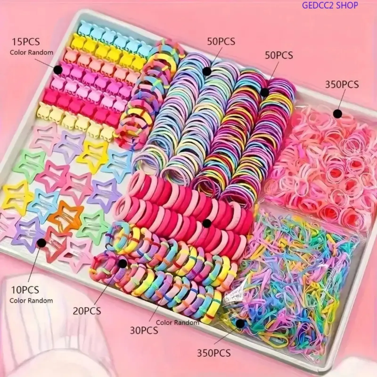 Girls Hair Accessories Set, Princess Style Hair Clips, Barrettes & Scrunchies Pack, Cute Kids Hair Accessories for Daily Wear, Birthday Party & Gift