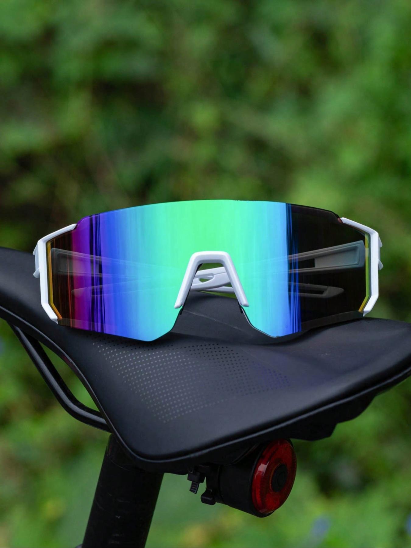 Unisex Fashion Oversized Sports Cycling Glasses, Versatile Eyewear for Daily Activities & Outdoor Use, Stylish Design for Men & Women