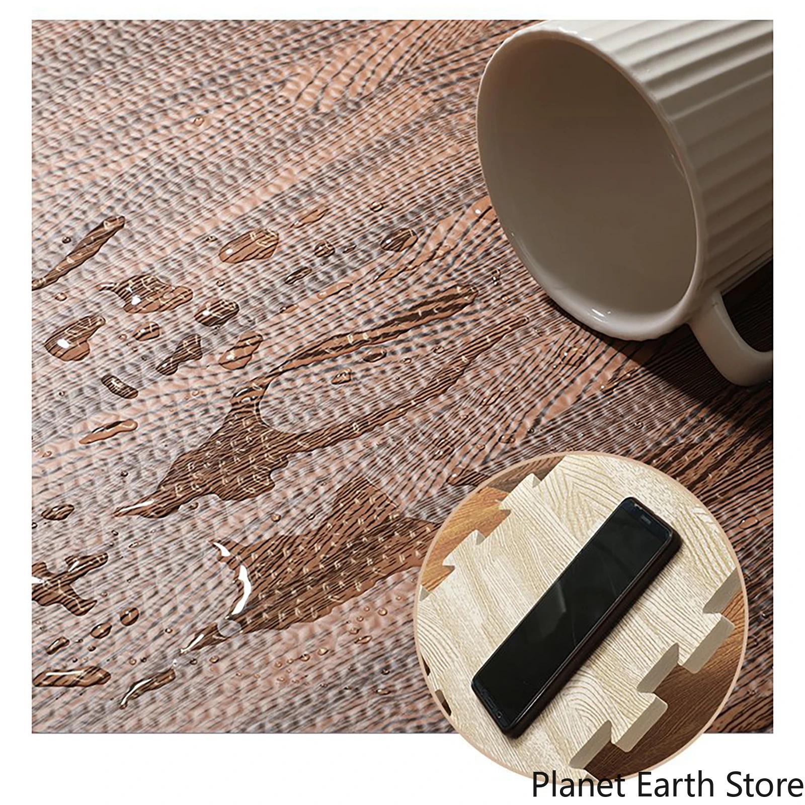 4/8/16/20Pcs Wood Grain Puzzle Mat 30x30x1CM Foam Play Mat Rug Floor Mat Carpet Play Mat Bedroom Decorative Interlocking Pad Mat