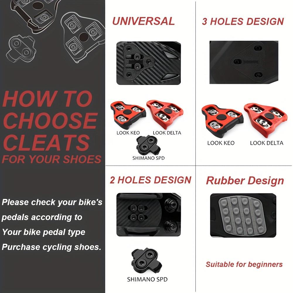 Men's Professional Cycling Sneakers Compatible With SPD Cleat, Breathable Sport Shoes For Road Cycling Ridding Racing Outdoor