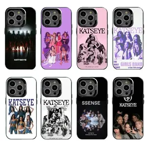 Group Music K-KATSEYE Phone Case For iPhone 17,16,15,14,13,12,11 Plus,Pro Max & Samsung Galaxy S26 S25 S24 S23 S22 S21 FE Ultra Plus Anime lover Clear soft transparent TPU Shockproof Protective Cover Gift For Birthday Thanksgiving Christmas