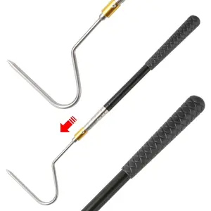 64 inch Snake Catcher Hook Stick Tongs Grabber Handling Tool Kit for Rattlesnakes Python Copperhead Removal