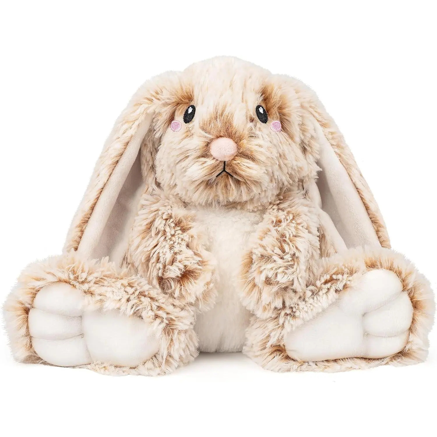 Bunny Microwavable & Weighted Stuffed Animals - 1.5 Lbs Unscented Heating Pad for Period Cramps Pain Relief and Anxiety, Cute Bunny Plush Toys Gifts for Women Girls Adults and Kids