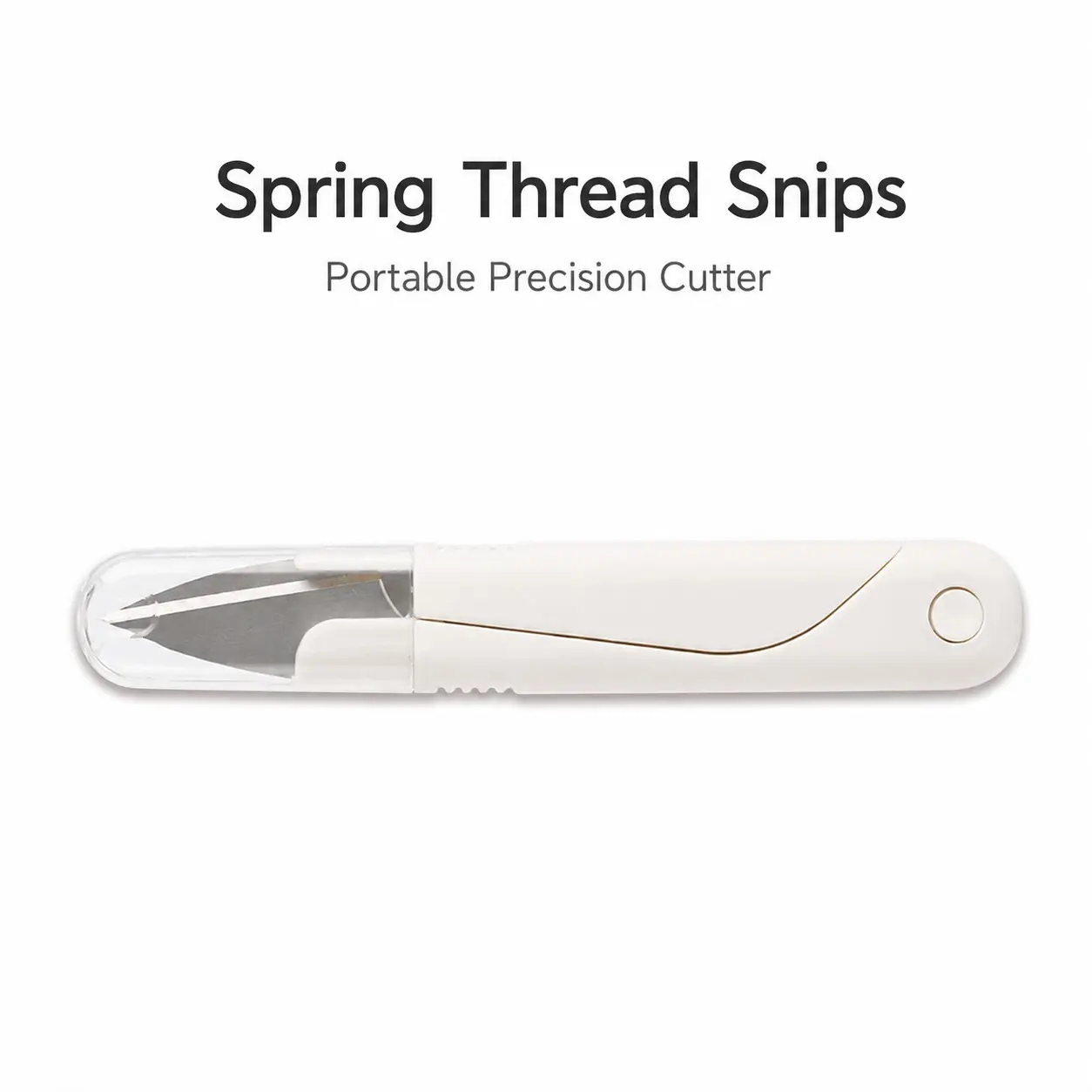 Spring Thread Snips Sewing Scissors Mini Thread Cutter Sharp Blade Yarn Clipper for Sewing Embroidery Craft Tools