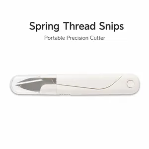 Spring Thread Snips Sewing Scissors Mini Thread Cutter Sharp Blade Yarn Clipper for Sewing Embroidery Craft Tools