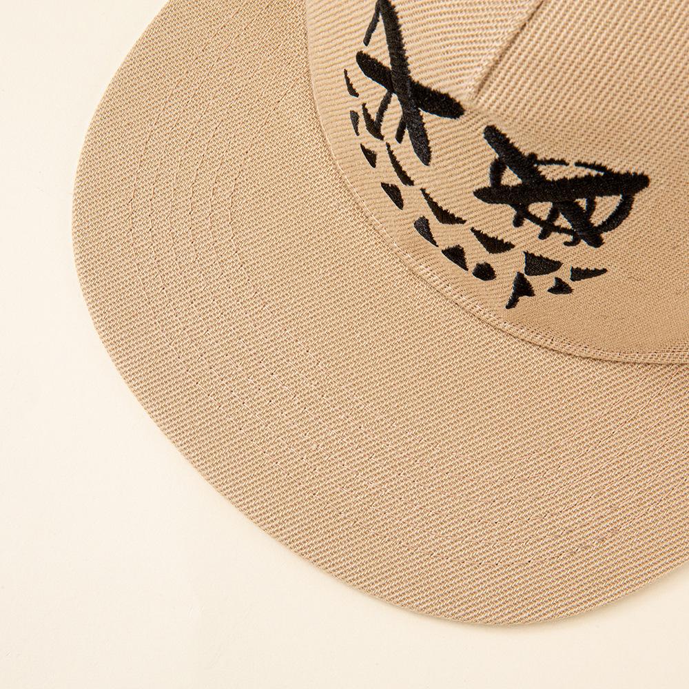 2026 New Cross-Border Hip Hop Flat Bill Baseball Cap Funny Halloween Pumpkin Ghost Devil Hat for Street Dance Outdoor