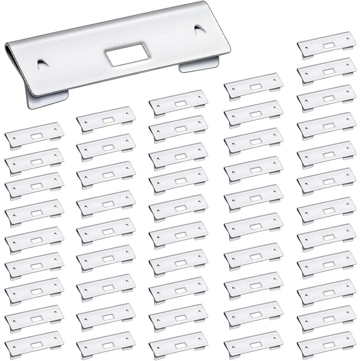 80 Pieces Vertical Blind Repair White Vane Savers Blind Repair Clips Window Replacement Slats for Fixing Vertical Window Shades Slats