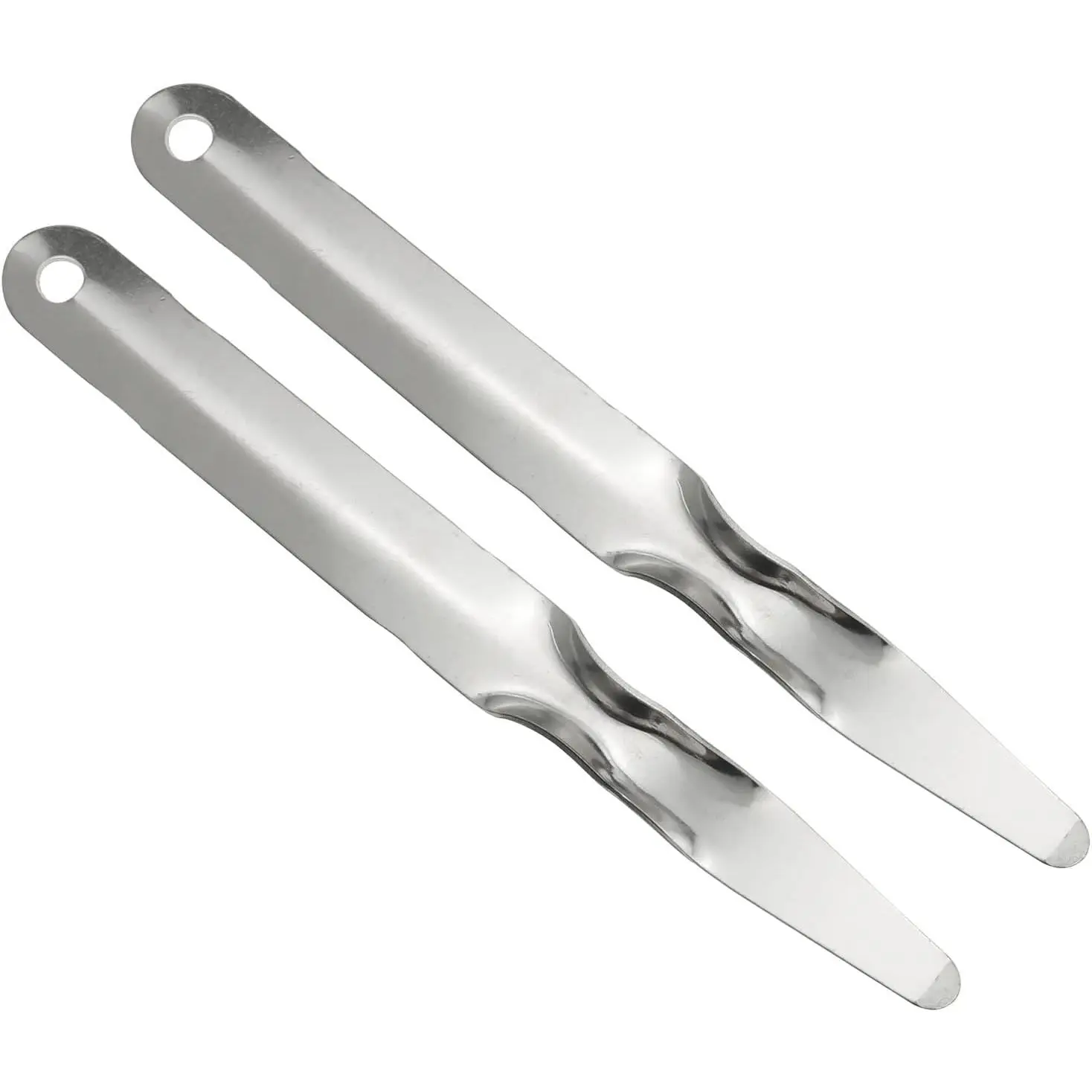 2 count Stainless Steel Flat Staplers Puller, Staple Remover Tools, Stainless Steel Crowbar  Lifter for Office  Business