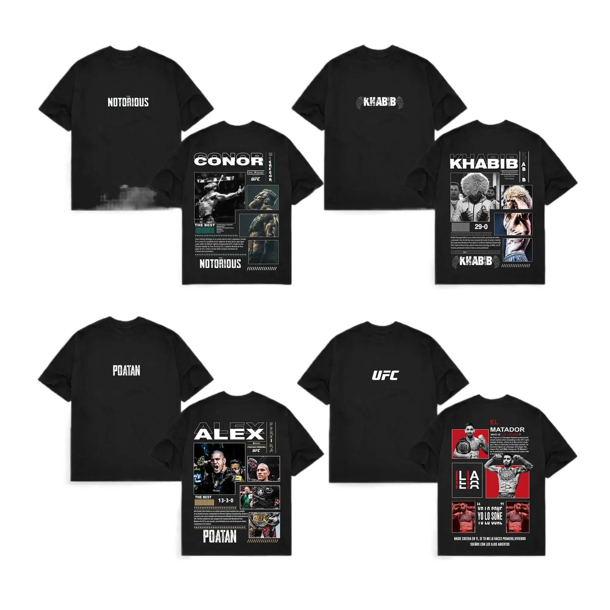 [Sale Up To 50%] Men's UFC Fighters Collection Aesthetic T-Shirt - MMA Graphic, UFC Champion, Casual Vibe, Street Style, Gym Wear, Gift for Fighters, Menswear Fit Sports Apparel