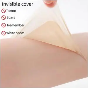 Invisible Concealing Patch for Tattoos, 6pcs/box Waterproof & Lightweight Skin-friendly Cover-Up Patch, Gentle Adhesive for Flawless Finish, Healthcare