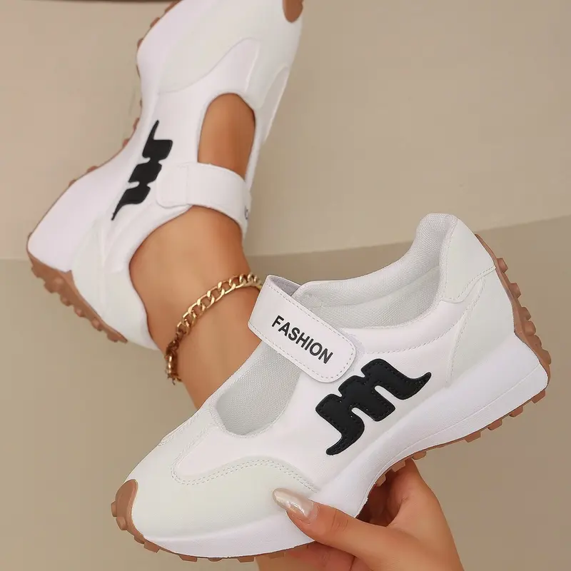 Women's Casual Sport Shoes, Casual Athletic Trainers, Elegant Fashion Low Top Sneakers, Round-Toe Thick-Sole, All-Season Outdoor Athletic Footwear