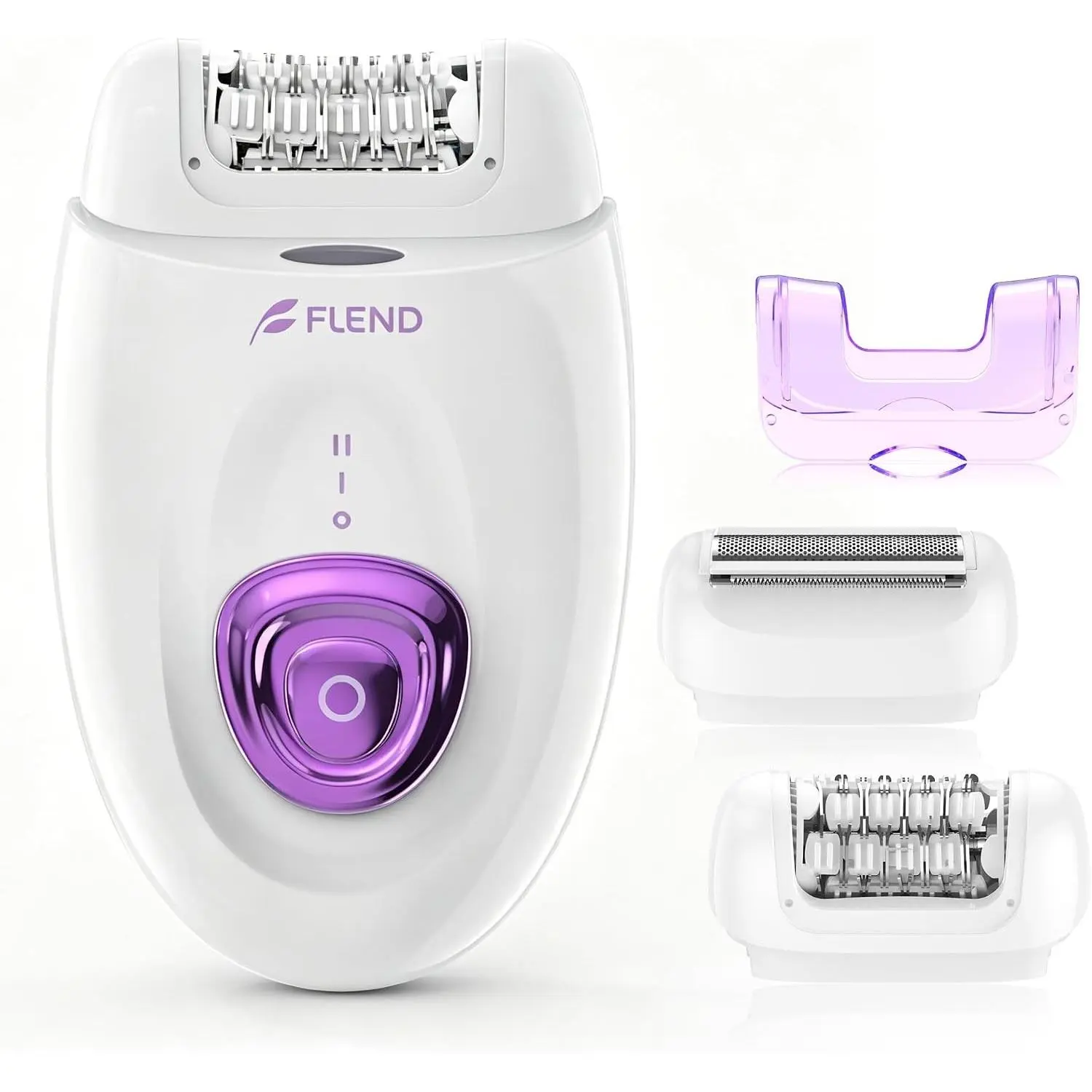 Epilator, Epilators Hair Removal for Women, 2 in 1 Hair Removal Device with LED Light & USB Rechargeable, Electric Shaver for Legs, Underarms, Bikini and Full BodyGift