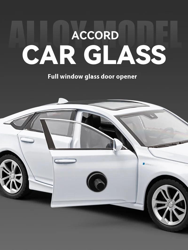 1:24 Luxury Sedan Sound and Light Alloy Metal Die-cast Car Model Collectible Hobby Decoration Fashion Holiday Gift Box for Boys