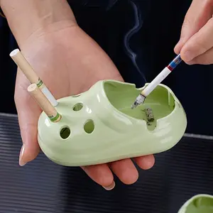 Trendy Cute PP Plastic Ashtray, High Aesthetic Home Living Room Office Decor, Stylish Smoke Holder for Daily Use, Perfect Gift Idea