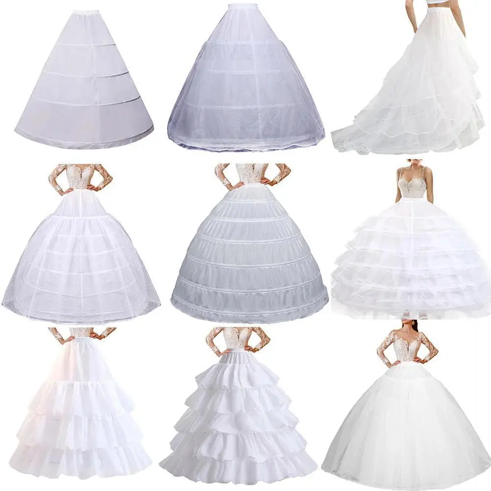 Bridal Wedding Petticoat Underskirt Ball Gown Crinoline Slip Underskirt Bridae Prom Dress Petticoats