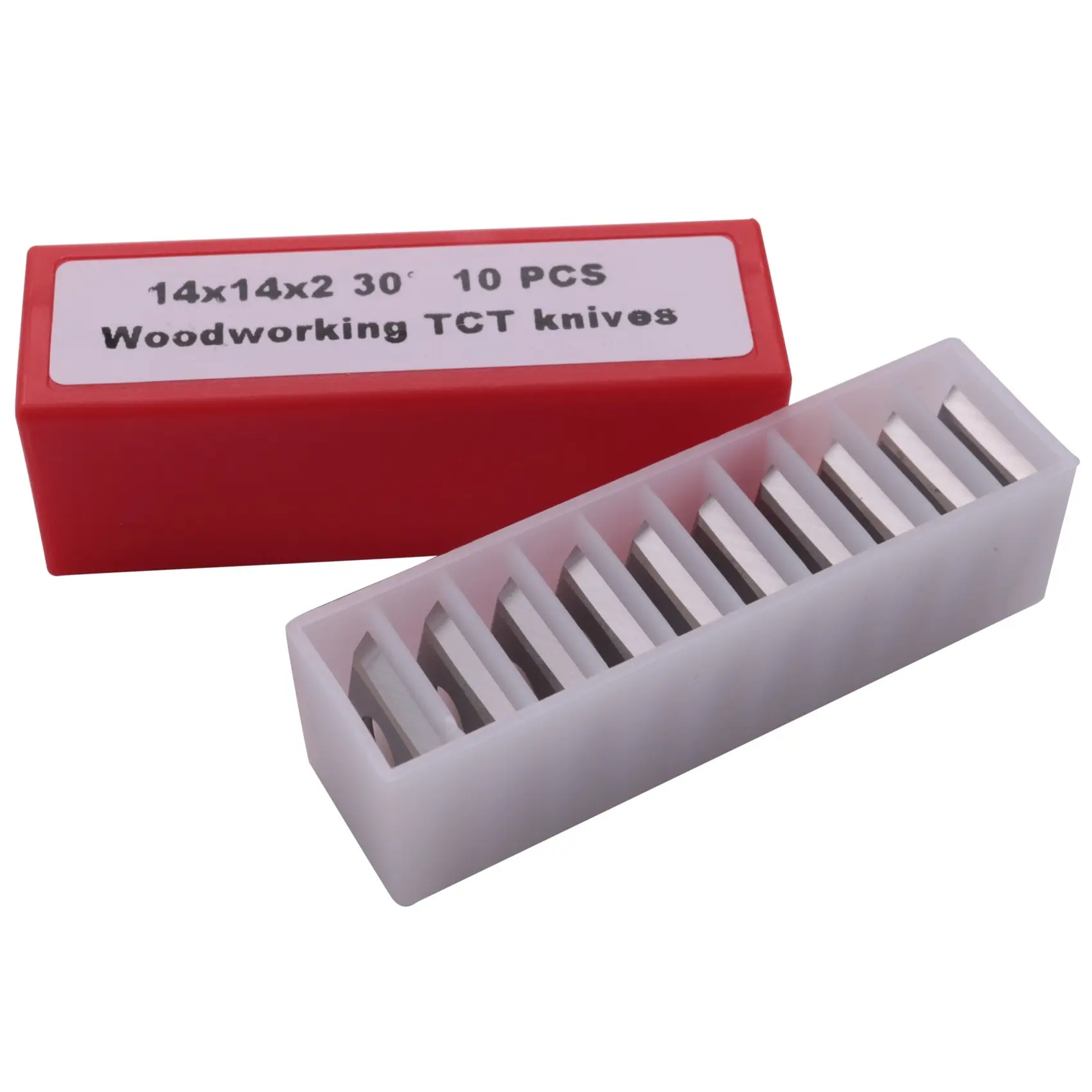 10Pcs Wood Turning Carbide Insert Blades Milling 30 Degree Lathe Chisel Replacement Blade 14X14X2mm Tool Blades